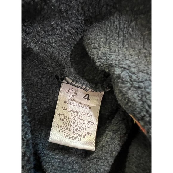 Aviator Nation Kids North Shore Zip Hoodie in Vintage Charcoal - Picture 6 of 6